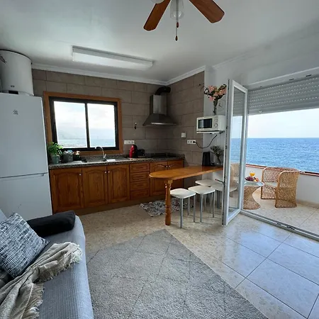 Manolo Pris, En El Mar, Teide Con Piscina Natural شقة El Pris